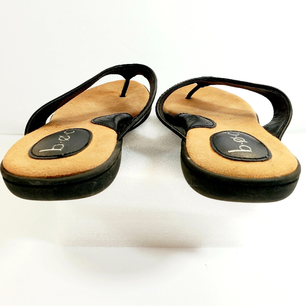 B.O.C  Zita Black Thong Flip Flop Sandal Cushioned Insole Size 8M Women EUC - Picture 6 of 11